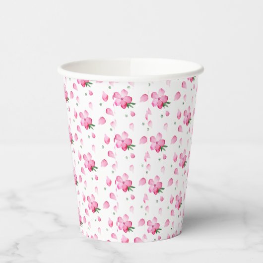 Gobelets En Papier Coupe florale (Gauche)