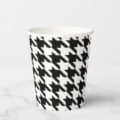 Gobelets En Papier Coupe Houndstooth Check Paper Cup (Verso)