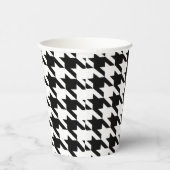 Gobelets En Papier Coupe Houndstooth Check Paper Cup (Droite)