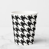 Gobelets En Papier Coupe Houndstooth Check Paper Cup (Recto)