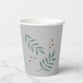 Gobelets En Papier Coupe Léopard de fraîcheur (Verso)