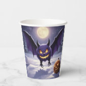 Gobelets En Papier Coupe lune de chauve-souris Jack (Verso)
