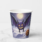 Gobelets En Papier Coupe lune de chauve-souris Jack (Recto)