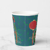 Gobelets En Papier Coupe Mah Jongg Holiday Paper Cup (Droite)