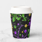 Gobelets En Papier Coupe Mardi Gras de papier (Verso)