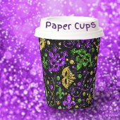 Gobelets En Papier Coupe Mardi Gras de papier
