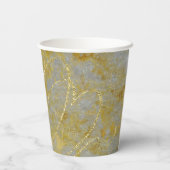 Gobelets En Papier Coupe mariage de papier doublure argent (Verso)