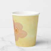 Gobelets En Papier Coupe mariage de papier Fleurs d'influence asiatiq (Verso)