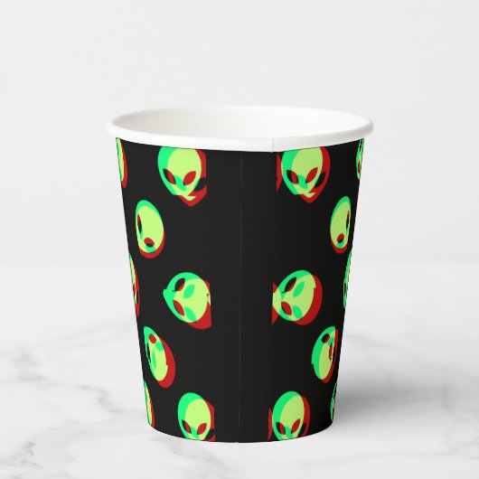 Gobelets En Papier Coupe papier Alien (Droite)