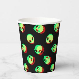 Gobelets En Papier Coupe papier Alien
