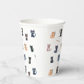 Gobelets En Papier Coupe Papier Chats & Couteaux (Droite)