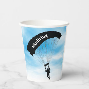 Gobelets En Papier Coupe Papier Conception Parachutage Skydiving