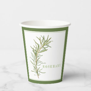 Gobelets En Papier COUPE-PAPIER ROSEMARIN FRAIS - Vert