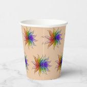 Gobelets En Papier Coupe papier - Roue couleur plumes (Droite)