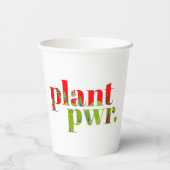 Gobelets En Papier Coupe plante Power Paper (Verso)
