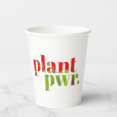 Gobelets En Papier Coupe plante Power Paper (Recto)