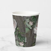 Gobelets En Papier Coupe rose de papier (Droite)