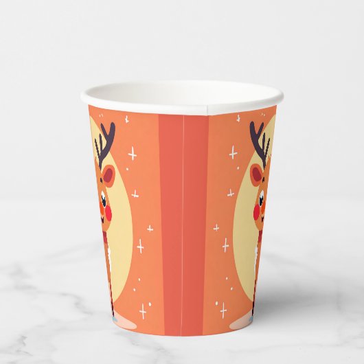 Gobelets En Papier Coupe Rudolph Paper (Droite)