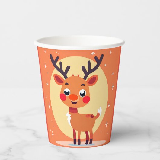 Gobelets En Papier Coupe Rudolph Paper (Recto)