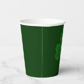 Gobelets En Papier Coupe shamrock de papier (Droite)