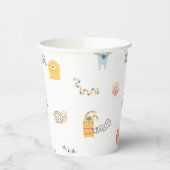 Gobelets En Papier Coupe Silencieuse des petits monstres (Gauche)