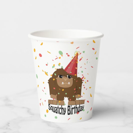 Gobelets En Papier Coupe Squatchday Paper Cup (Recto)
