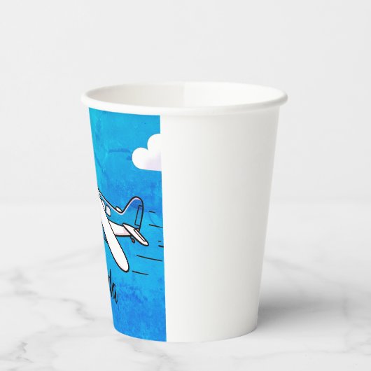 Gobelets En Papier Coupe supérieure de l'avion (Gauche)