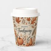 Gobelets En Papier Coupe Thankesgiving 8oz Paper (Recto)