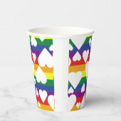 Gobelets En Papier Coupes arc-en-ciel (Droite)