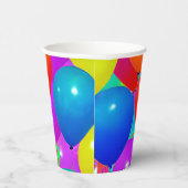 Gobelets En Papier Coupes d'anniversaire avec conception de ballon (Droite)