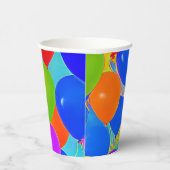 Gobelets En Papier Coupes d'anniversaire avec conception de ballon (Droite)