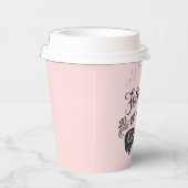 Gobelets En Papier Coupes De Café Fraîchement Brûlées (Droite)