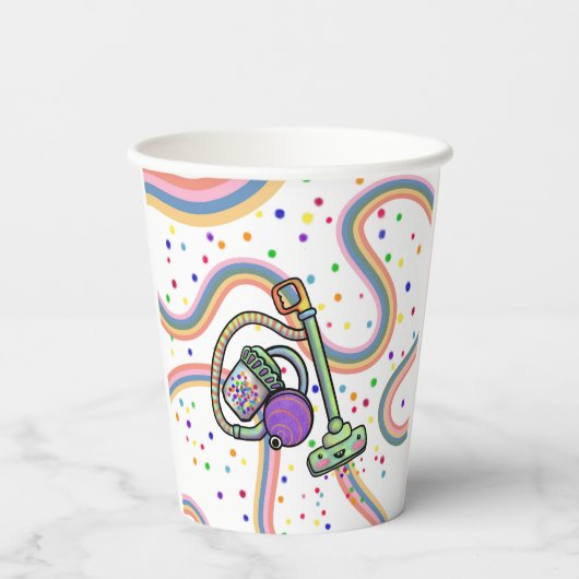 Gobelets En Papier Coupes de fête à vide (Verso)