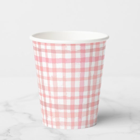 Gobelets En Papier Coupes de fête de fraises | Coupes d'anniversaire (Recto)