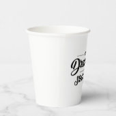 Gobelets En Papier Coupes de papier (Droite)