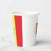 Gobelets En Papier Coupes de papier à armure de drapeau du Sénégal (Gauche)