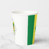 Gobelets En Papier Coupes de papier à armure de drapeau du Sénégal (Droite)