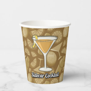 Gobelets En Papier Coupes de papier à cocktail Sidecar