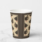 Gobelets En Papier Coupes de papier à pâte de canard (Droite)