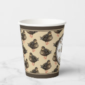 Gobelets En Papier Coupes de papier à pâte de canard (Recto)