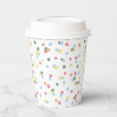 Gobelets En Papier Coupes de papier à points d'aquarelle classique (Gauche)