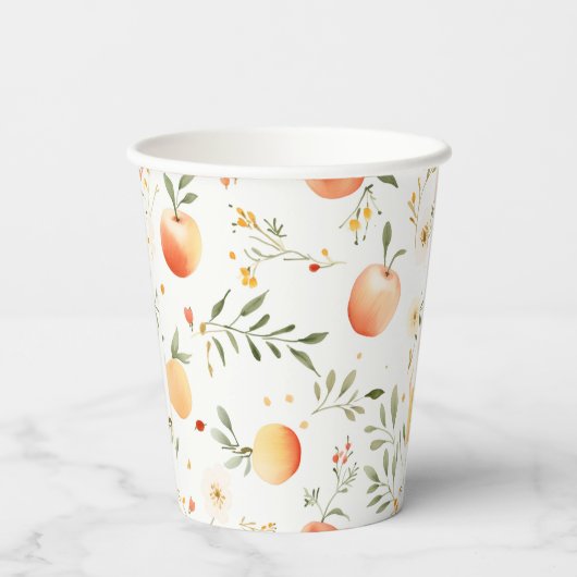 Gobelets En Papier Coupes de papier Apple Summer Party (Verso)
