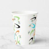 Gobelets En Papier Coupes de papier atomique du milieu du siècle (Droite)