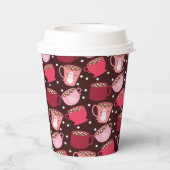 Gobelets En Papier Coupes de papier au chocolat chaud (Verso)