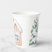 Gobelets En Papier Coupes de papier Baby shower d'hiver (Droite)