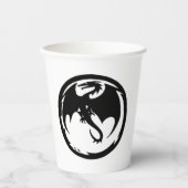 Gobelets En Papier Coupes de papier blanc Black Dragon (Recto)