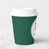 Gobelets En Papier Coupes de papier café d'affaires personnalisées (Recto)