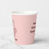 Gobelets En Papier Coupes de papier caricaturé Chef calmar (Gauche)