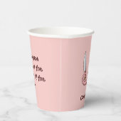 Gobelets En Papier Coupes de papier caricaturé Chef calmar (Droite)