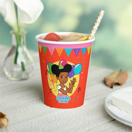 Gobelets En Papier Coupes de papier coin Gracie (Insitu)